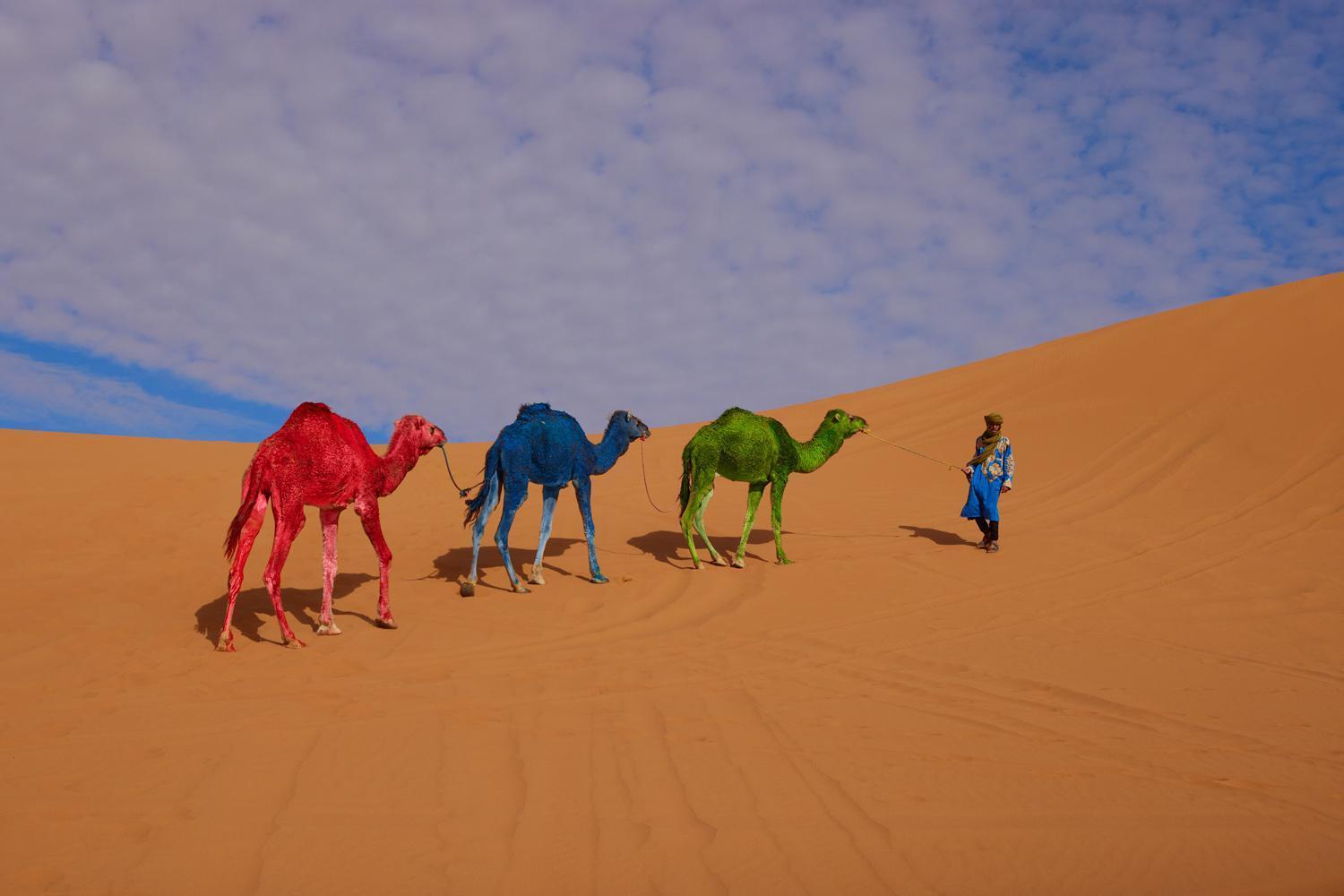 Desert Glamping Experience เมอร์ซูกา ภายนอก รูปภาพ
